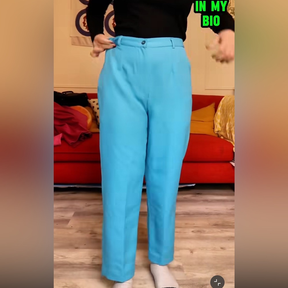 mid waist pegged pants